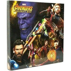 Pyramid UK Marvel Avengers Infinity War Space Montage 16 x 16 in Wood Wall Decor